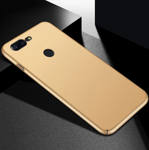 Funda Dura Plastico Rigida Carcasa Mate M05 para OnePlus 5T A5010 Oro