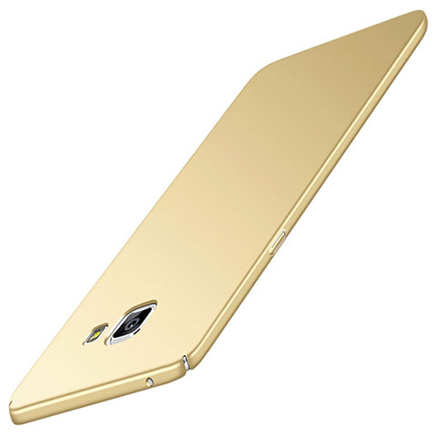 Funda Dura Plastico Rigida Carcasa Mate M05 para Samsung Galaxy A9 Pro (2016) SM-A9100 Oro