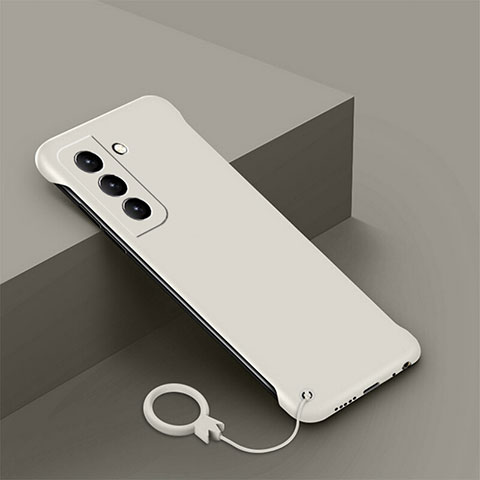 Funda Dura Plastico Rigida Carcasa Mate M05 para Samsung Galaxy S21 5G Blanco