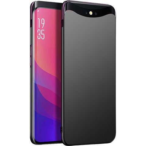 Funda Dura Plastico Rigida Carcasa Mate P01 para Oppo Find X Super Flash Edition Negro