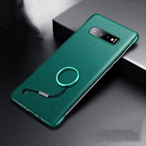 Funda Dura Plastico Rigida Carcasa Mate P01 para Samsung Galaxy S10 Plus Cian