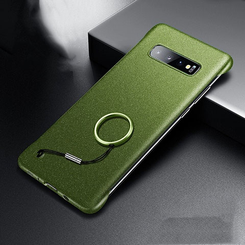 Funda Dura Plastico Rigida Carcasa Mate P01 para Samsung Galaxy S10 Plus Verde