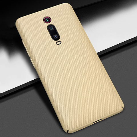 Funda Dura Plastico Rigida Carcasa Mate P01 para Xiaomi Redmi K20 Pro Oro