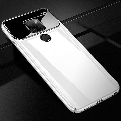 Funda Dura Plastico Rigida Carcasa Mate P02 para Huawei Mate 20 X 5G Blanco