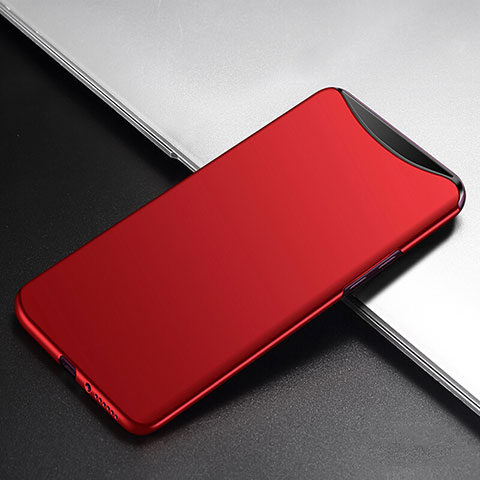 Funda Dura Plastico Rigida Carcasa Mate P02 para Oppo Find X Super Flash Edition Rojo