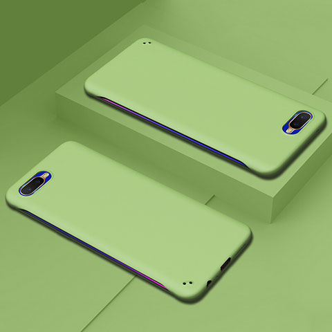 Funda Dura Plastico Rigida Carcasa Mate P02 para Oppo K1 Verde