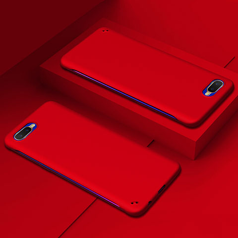 Funda Dura Plastico Rigida Carcasa Mate P02 para Oppo R17 Neo Rojo