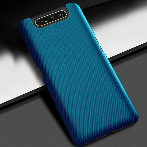 Funda Dura Plastico Rigida Carcasa Mate P02 para Samsung Galaxy A90 4G Azul