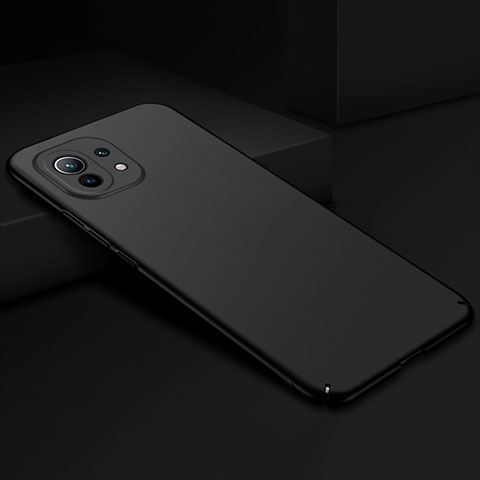 Funda Dura Plastico Rigida Carcasa Mate P02 para Xiaomi Mi 11 Lite 4G Negro