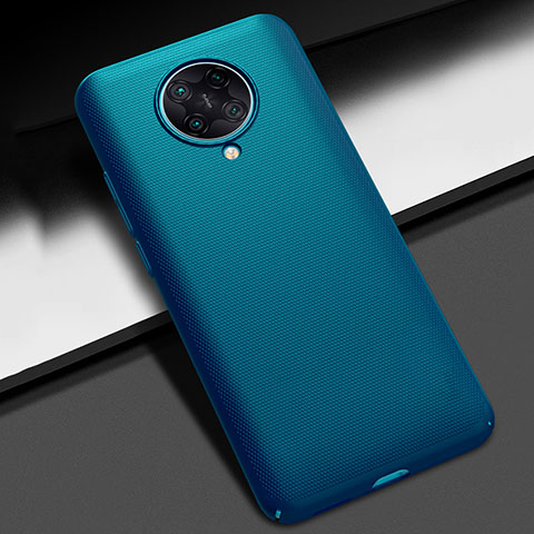 Funda Dura Plastico Rigida Carcasa Mate P02 para Xiaomi Poco F2 Pro Azul