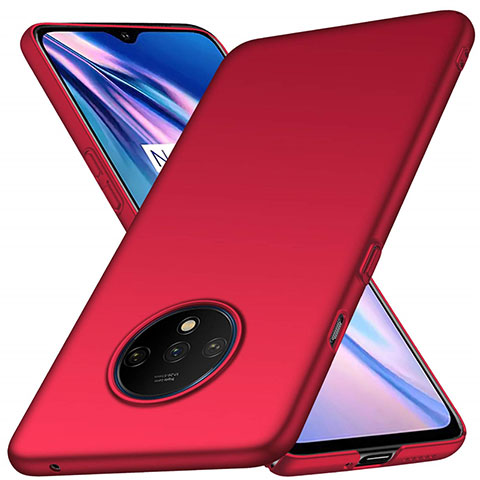 Funda Dura Plastico Rigida Carcasa Mate P03 para OnePlus 7T Rojo