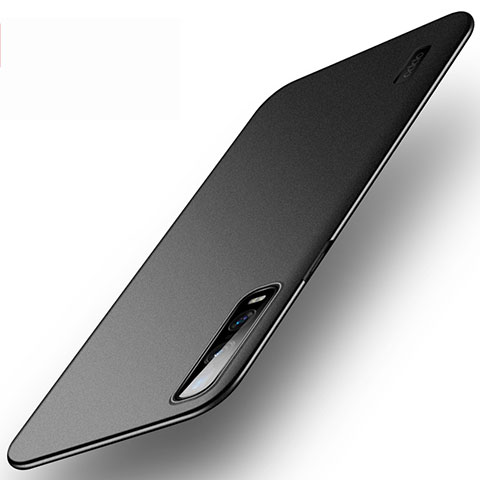 Funda Dura Plastico Rigida Carcasa Mate P03 para Oppo Find X2 Pro Negro