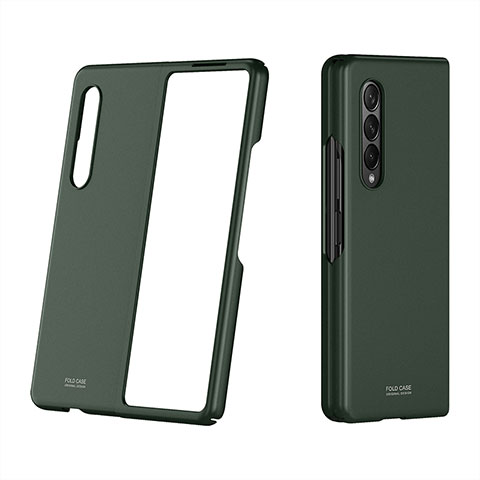 Funda Dura Plastico Rigida Carcasa Mate P03 para Samsung Galaxy Z Fold4 5G Verde