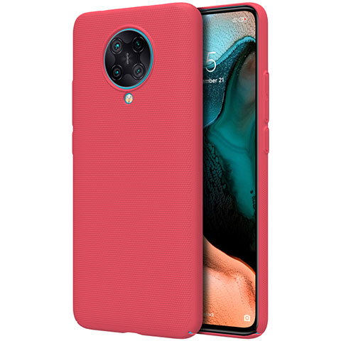 Funda Dura Plastico Rigida Carcasa Mate P03 para Xiaomi Poco F2 Pro Rojo