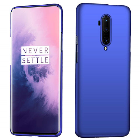 Funda Dura Plastico Rigida Carcasa Mate P04 para OnePlus 7T Pro Azul