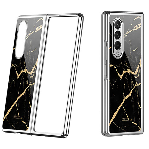 Funda Dura Plastico Rigida Carcasa Mate P08 para Samsung Galaxy Z Fold3 5G Plata