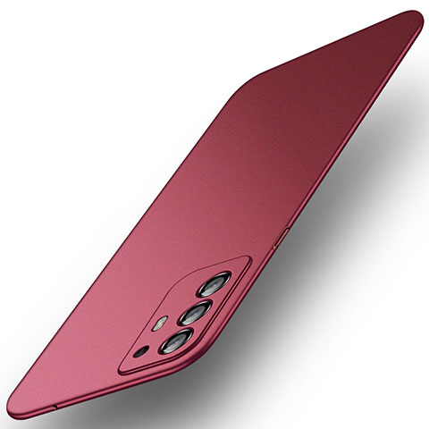 Funda Dura Plastico Rigida Carcasa Mate para Oppo A94 5G Rojo