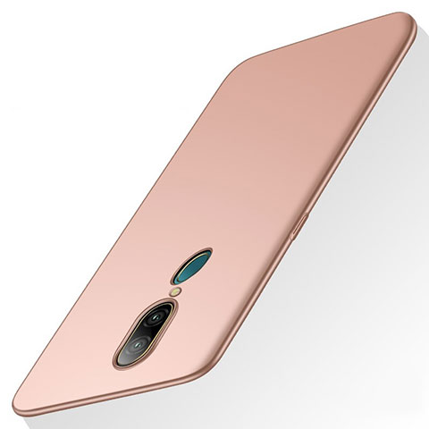 Funda Dura Plastico Rigida Carcasa Mate para Oppo A9X Oro Rosa