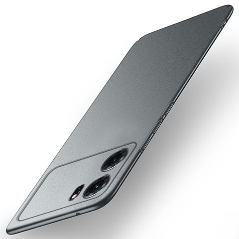 Funda Dura Plastico Rigida Carcasa Mate para Oppo K10 5G Gris