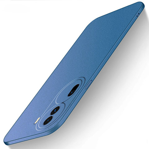 Funda Dura Plastico Rigida Carcasa Mate para Oppo Reno11 Pro 5G Azul