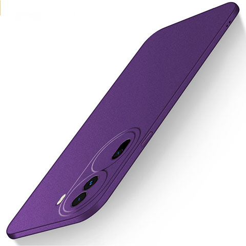 Funda Dura Plastico Rigida Carcasa Mate para Oppo Reno11 Pro 5G Morado