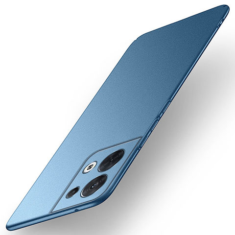 Funda Dura Plastico Rigida Carcasa Mate para Oppo Reno8 Pro 5G Azul