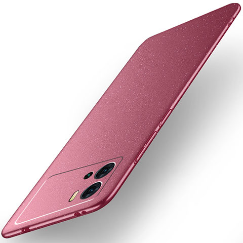 Funda Dura Plastico Rigida Carcasa Mate para Vivo iQOO 9 Pro 5G Rojo