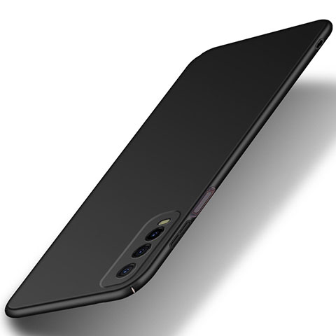 Funda Dura Plastico Rigida Carcasa Mate para Vivo Y51s 5G Negro