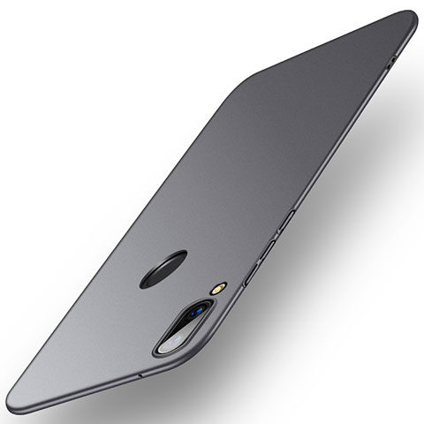 Funda Dura Plastico Rigida Carcasa Mate R01 para Huawei Y9 (2019) Gris