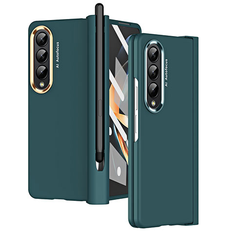 Funda Dura Plastico Rigida Carcasa Mate R07 para Samsung Galaxy Z Fold3 5G Verde