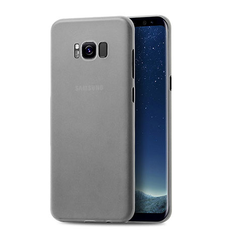 Funda Dura Plastico Rigida Carcasa Mate S01 para Samsung Galaxy S8 Gris