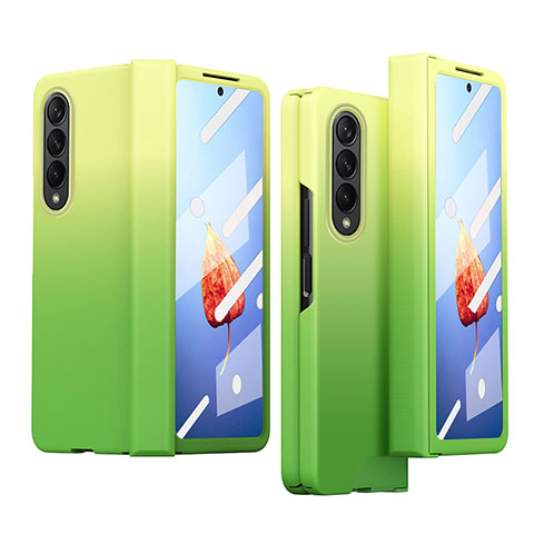 Funda Dura Plastico Rigida Carcasa Mate T03 para Samsung Galaxy Z Fold3 5G Verde