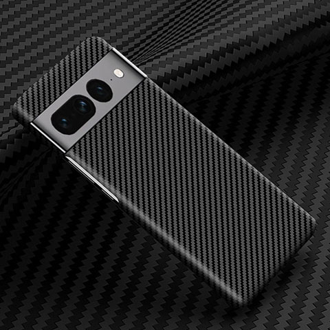 Funda Dura Plastico Rigida Carcasa Mate Twill para Google Pixel 7 Pro 5G Negro