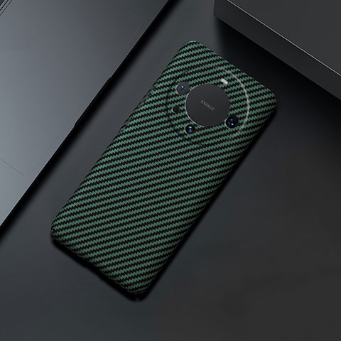 Funda Dura Plastico Rigida Carcasa Mate Twill para Huawei Mate 60 Pro Verde