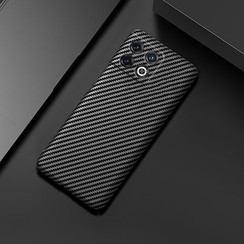 Funda Dura Plastico Rigida Carcasa Mate Twill para OnePlus 10 Pro 5G Negro