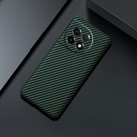 Funda Dura Plastico Rigida Carcasa Mate Twill para OnePlus 11 5G Verde