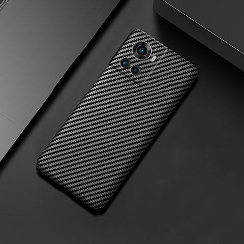 Funda Dura Plastico Rigida Carcasa Mate Twill para OnePlus Ace 5G Negro