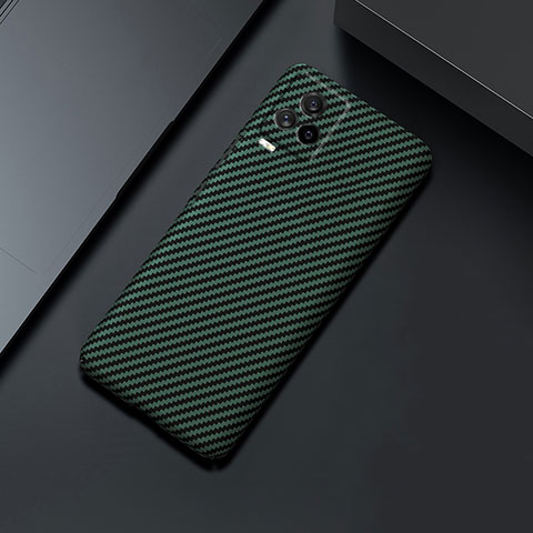 Funda Dura Plastico Rigida Carcasa Mate Twill para Vivo iQOO 7 Legend 5G Verde