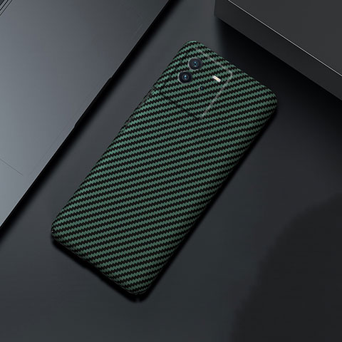 Funda Dura Plastico Rigida Carcasa Mate Twill para Vivo iQOO Neo6 SE 5G Verde