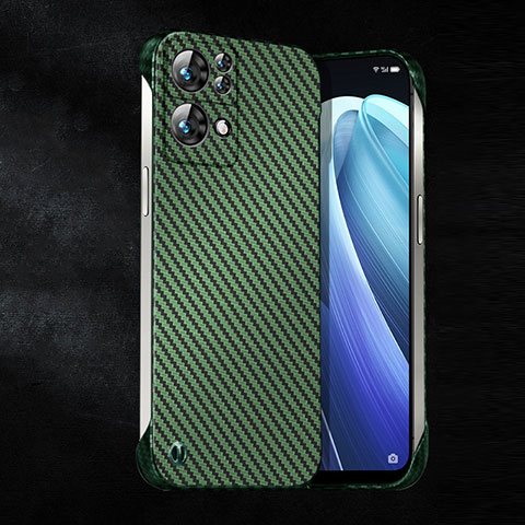 Funda Dura Plastico Rigida Carcasa Mate Twill T01 para Oppo Reno7 Pro 5G Verde