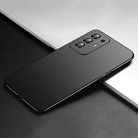 Funda Dura Plastico Rigida Carcasa Mate YK1 para Oppo A95 5G Negro