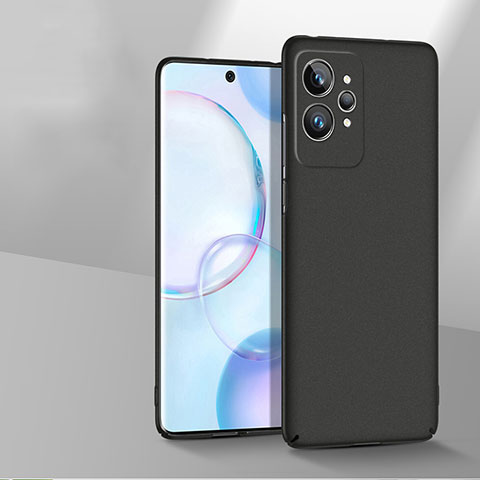 Funda Dura Plastico Rigida Carcasa Mate YK1 para Realme Q5 Pro 5G Negro