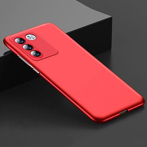 Funda Dura Plastico Rigida Carcasa Mate YK1 para Vivo V27e 5G Rojo