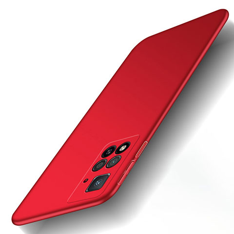 Funda Dura Plastico Rigida Carcasa Mate YK1 para Xiaomi Mi 11i 5G (2022) Rojo