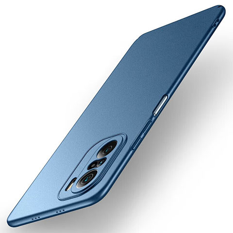 Funda Dura Plastico Rigida Carcasa Mate YK1 para Xiaomi Poco F3 5G Azul