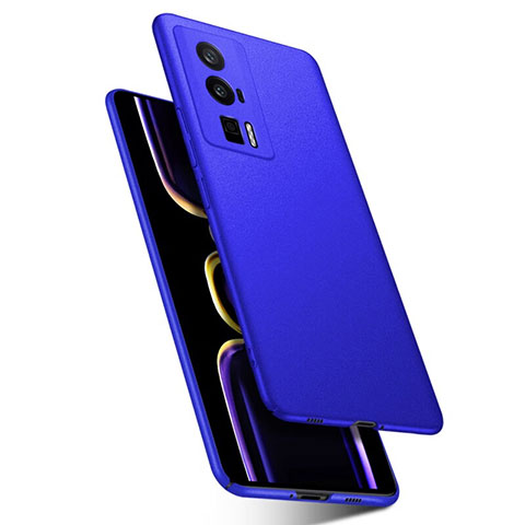 Funda Dura Plastico Rigida Carcasa Mate YK1 para Xiaomi Poco F5 Pro 5G Azul