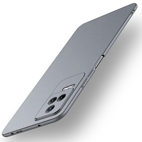 Funda Dura Plastico Rigida Carcasa Mate YK1 para Xiaomi Redmi K40S 5G Gris