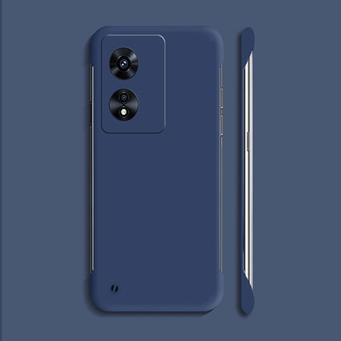 Funda Dura Plastico Rigida Carcasa Mate YK2 para Oppo A1 5G Azul