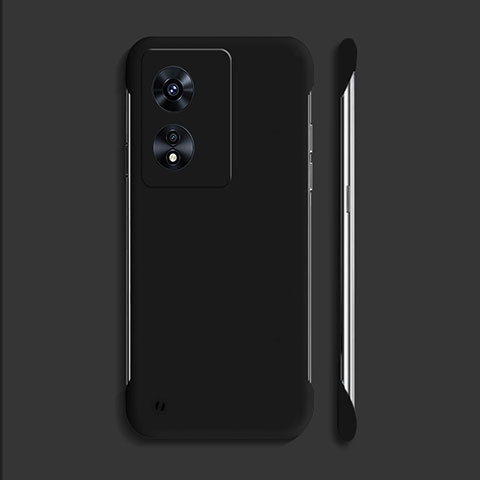 Funda Dura Plastico Rigida Carcasa Mate YK2 para Oppo A1 5G Negro