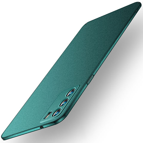 Funda Dura Plastico Rigida Carcasa Mate YK2 para Oppo Reno6 5G Verde